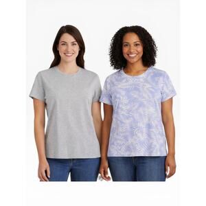 Ecothreads Organic Cotton T Shirt 2 Pack Women XL NWT